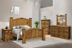 Frontier Queen Bedroom In Wax